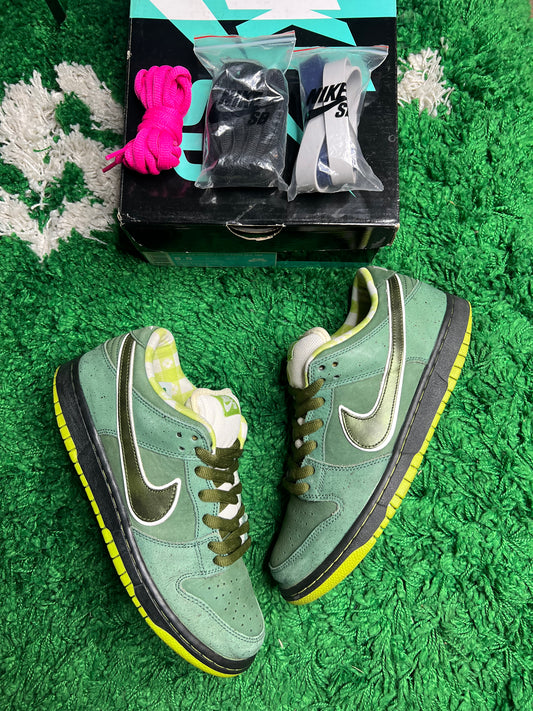 Nike dunk Green lobster - used