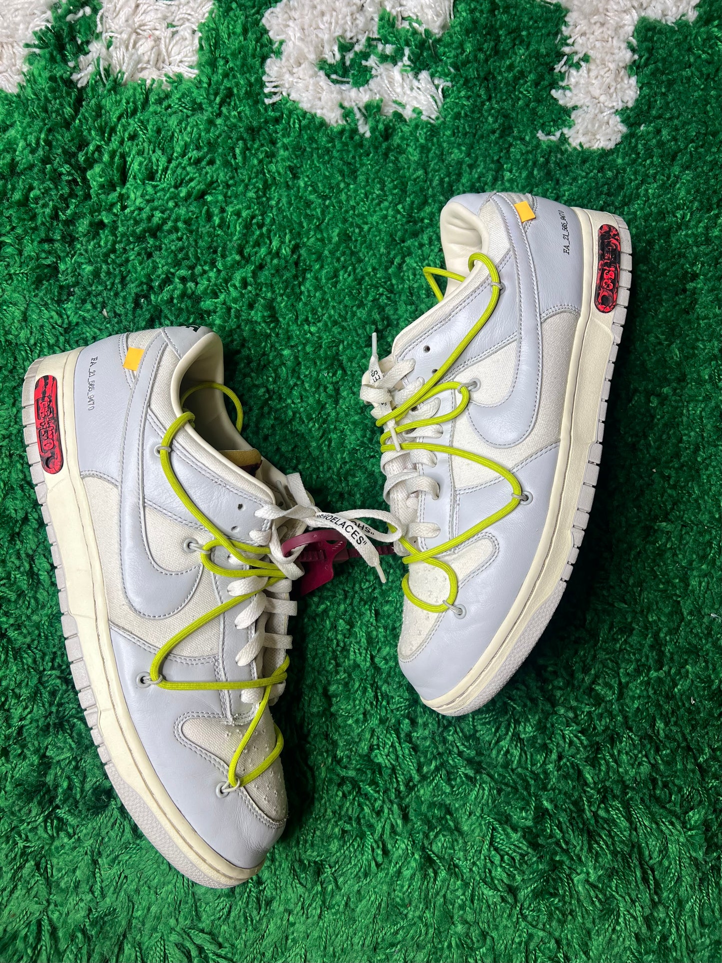 Nike off white dunk lot 08 - used